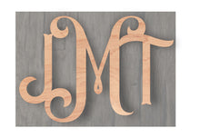 Load image into Gallery viewer, 3 Letter Monogram - Style Q