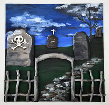 Load image into Gallery viewer, Leaning Ladder Interchangeable Full Size Floor Standing Hocus Pocus Home decor UNFINISHED blank Kit