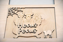 Load image into Gallery viewer, Leaning Ladder Interchangeable Full Size Floor Standing Hocus Pocus Home decor UNFINISHED blank Kit