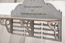 Load image into Gallery viewer, Medal Hanger Ribbon Hanger Medal display Sports medal holder Marathon Sports Gift for her Sports gift for him Display rack Display Shelf