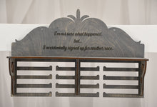 Load image into Gallery viewer, Medal Hanger Ribbon Hanger Medal display Sports medal holder Marathon Sports Gift for her Sports gift for him Display rack Display Shelf