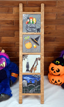 Load image into Gallery viewer, Leaning Ladder Interchangeable Full Size Floor Standing Hocus Pocus Home decor UNFINISHED blank Kit