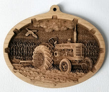 Load image into Gallery viewer, Vintage Tractor Farmall McCormick International Harvester 3D Wood Ornament wooden Tractor