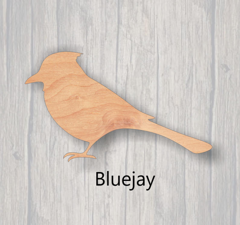 Unfinished wood bird clearance cutouts