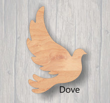 Load image into Gallery viewer, Birds. Wood cutout. Laser Cutout. Wood Sign. Unfinished wood cutout. Sign blank. Ready to paint. sign accents