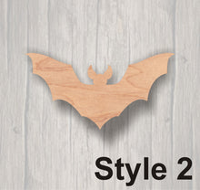 Load image into Gallery viewer, Bat. Laser Cutout. Wood Sign. FREE SHIPPING, Unfinished Sign. Wood Cutout. Laser Cutout. Halloween decoration,