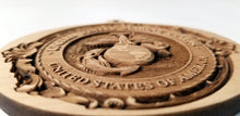 Load image into Gallery viewer, Wood Ornaments Marine Corps Ornament USMC Ornament EGA Ornament Eagle Globe and Anchor