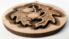 Load image into Gallery viewer, 3D Ornaments wood ornament Acorn Ornament wooden ornament Laser Engraved laser cut