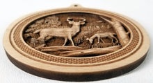 Load image into Gallery viewer, Wooden Ornaments White Tail Deer Ornament 3D Whitetail Deer Ornament Laser Engraved wood ornament