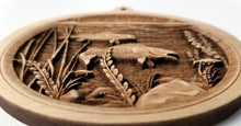 Load image into Gallery viewer, 3D Walleye Ornament wood Walleyes Ornament Laser Engraved Ornament