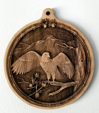 Load image into Gallery viewer, 3D Wooden Ornament Eagle in Tree Ornament wood ornament laser ornament