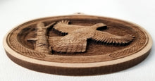 Load image into Gallery viewer, 3D Wooden Ruffed Grouse Ornament Ruffed Grouse Engraving Laser Engraved