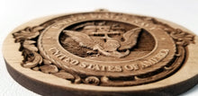 Load image into Gallery viewer, US Navy ornament USN Ornament wood ornament Navy wooden ornament Laser Engraved