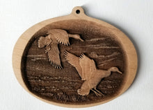 Load image into Gallery viewer, 3D wooden Ornaments Ducks Ornament Duck ornament ducks unlimited Laser Engraved