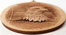 Load image into Gallery viewer, 3D Wood Ornaments Eagle Ornament Flag Ornament wood ornament Laser Engraved