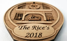 Load image into Gallery viewer, 3D wood Ornaments Fireplace Mantel Ornament wooden ornament Laser Engraved
