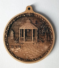 Load image into Gallery viewer, 3D Wooden Gazebo Ornament Gazebo Laser Engraved wood gazebo Laser Engraved