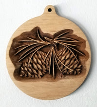Load image into Gallery viewer, 3D Wooden Pine Cone Ornament Pine Cone Laser Engraved