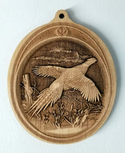 Load image into Gallery viewer, 3D Wooden Pheasant Ornament Pheasant Laser Engraved ornament