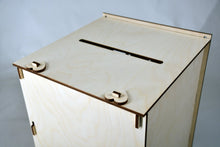 Load image into Gallery viewer, Wedding Card Box Kit. Unfinished wood cutout. Laser Cutout. Ready to paint.