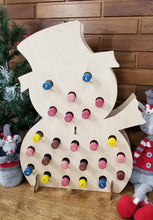 Load image into Gallery viewer, Buzz the Snow Man Mini Wine Bottle Advent Calendar