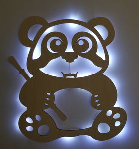 Panda accent light Wall art lighted wall art