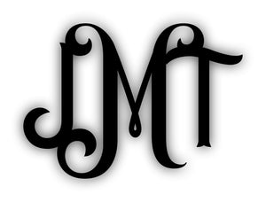 3 Letter Monogram - Style Q