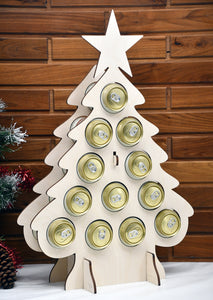 Tipsy Tree CAN tree beer can advent calendar beer can tree advent calendar