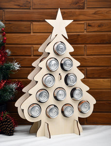 Tipsy Tree CAN tree beer can advent calendar beer can tree advent calendar