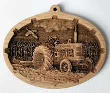 Load image into Gallery viewer, Vintage Tractor Farmall McCormick International Harvester 3D Wood Ornament wooden Tractor
