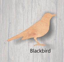 Load image into Gallery viewer, Birds.  Wood cutout.  Laser Cutout. Wood Sign. Unfinished wood cutout. Sign blank. Ready to paint. sign accents
