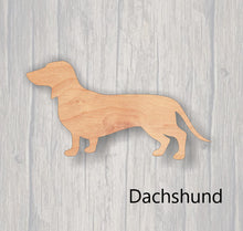 Load image into Gallery viewer, Dogs. Pets. Wood cutout. . Laser Cutout. Wood Sign. Unfinished wood cutout. Sign blank. Ready to paint. Door Hanger.
