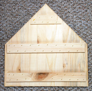 Pallet Home Plate. Wood cutout.  Pallet Style. Wood Sign. Unfinished wood cutout. Sign blank. Ready to paint. Door Hanger.