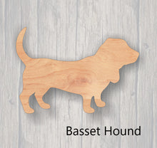 Load image into Gallery viewer, Dogs. Pets. Wood cutout. . Laser Cutout. Wood Sign. Unfinished wood cutout. Sign blank. Ready to paint. Door Hanger.
