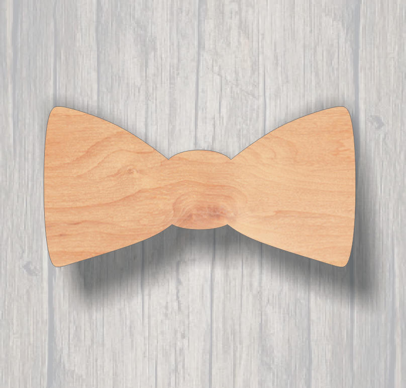 Bow Tie.  Wood cutout.  Laser Cutout. Wood Sign. Unfinished wood cutout. Sign blank. Ready to paint