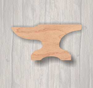 Anvil. Unfinished wood cutout.  Wood cutout. Laser Cutout. Wood Sign. Sign blank. Ready to paint. Door Hanger. Tools. Shop