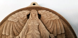Wood Ornaments Angel Gabriel Angel Ornament Laser Engraved