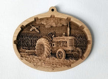 Load image into Gallery viewer, Vintage Tractor Farmall McCormick International Harvester 3D Wood Ornament wooden Tractor
