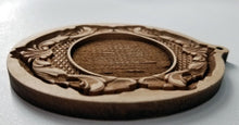 Load image into Gallery viewer, Carved Wooden Frame Ornament Wood Frame ornament Laser Engraved
