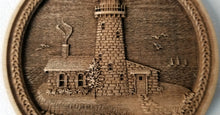 Load image into Gallery viewer, 3D Wooden lighthouse Ornament Great Lakes Lighthouse Laser Engraved
