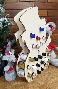 Buzz the Snowman Shooter Bottle Advent Calendar